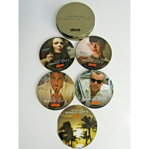 Magic City Starz Original Series Promotional Coasters Featuring Actors Bar Ware